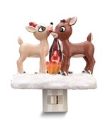 Rudolph &amp; Clarice Campfire Flickering Night Light - $45.12 CAD