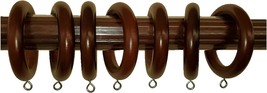 7 pack 2011A083 wood pole rings mahogany fits 1 3/8 inch pole 2011A.083 ... - £11.06 GBP