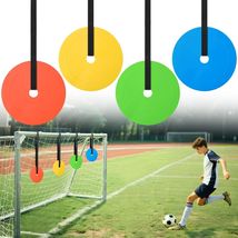 Adjustable Soccer Goal Target Set - 4 Color Options for Training Versati... - $35.59