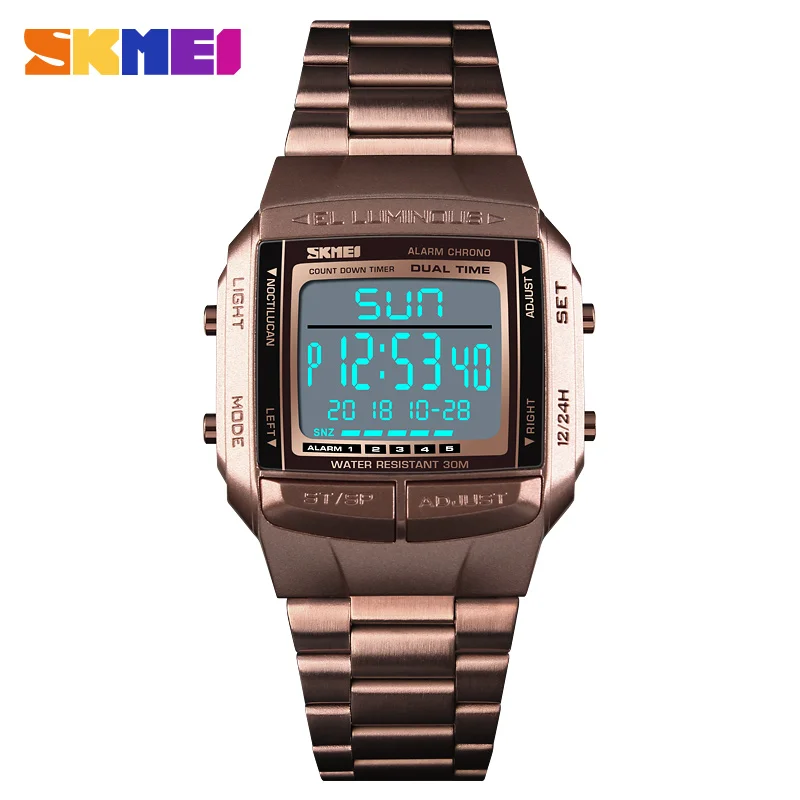 Digital Watch for Man Fashion Mens Watches Top Brand Luxury Electronic W... - $25.28