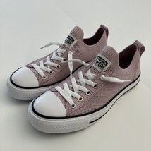 Converse Girl Youth CTAS Knit Phantom Slip On Sneakers Violet Size 5 - £31.50 GBP