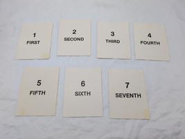(7) Civilization Replacement Cards Only - $11.87