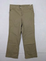 Dickies Crafted For Women Relaxed Fit Pants Size 8r Cotton Blend Khaki - £9.18 GBP