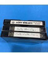 Lot of 3 VHS Line Dancing Achy Breaky Electric Slide Country Western 199... - £12.19 GBP