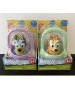 Bluey Moose Toys Bluey &amp; Bingo 3&quot; Figure With Easter Bunny Basket Bundle... - £14.50 GBP