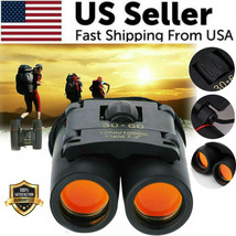 Binoculars 30X60 Zoom Outdoor Travel Compact Folding Telescope Hunting Day/Night - £15.68 GBP