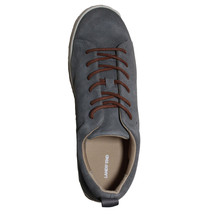 Lands End Men Size 8, Casual Lace-up Suede Sneaker Shoe, Iron Gray - £31.96 GBP