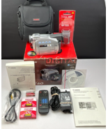 Canon ZR60 Mini DV NTSC Digital Video Camcorder Kit FOR PARTS OR REPAIR ... - $49.48