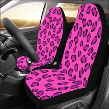 Pink Leopard Pattern Car Seat Covers (Set of 2) - £38.54 GBP