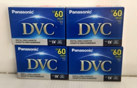 Panasonic Digital Video Cassette (Mini DV 60 min SP) 4 Pack -New/Sealed - $19.99