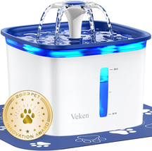 Innovation Award Winner 95Oz/2.8L Pet Fountain, Automatic Cat Water Foun... - $33.53