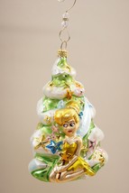 Disney Radko Tinkerbell Christmas Tree Ornament 6 in High - £41.15 GBP