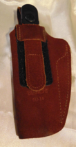 BIANCHI HOLSTER 6D 14 Brown Suede Leather - $14.84