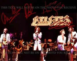 The Bee Gees Signed Autograph 8x10 Rpt Photo Barry Robin Maurice And Andy Gibb - £15.97 GBP