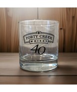 Forty Creek 40 Creek Whisky Round Bottom Bourbon Glass Barware Liquor - $7.69