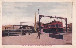 State Street Bridge Closed Chicago Illinois IL Postcard B14 - £2.30 GBP