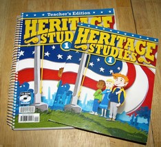 Heritage Studies Student / teacher Grade 1 3rd Edition by BJU History - $68.00