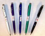 COLORED LASER POINTER PEN W LED LIGHT writing pens lazer BEAM school bus... - $5.93