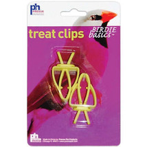 Birdie Basics Treat Clips by Prevue: Set of 2 Plastic Clips for Healthy Bird Tre - £2.30 GBP+
