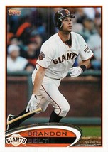 2012 Topps Brandon Belt #141 Texas Longhorns San Francisco Giants ROOKIE RC - $1.77