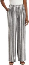 Briggs Ladies&#39; Linen Blend Pant Size: 2X, Color: Grey/White Stripe - £32.65 GBP