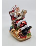 Vintage Radko Style Glass Santa Naughty Nice List Ornament Presents Pupp... - $734.25 MXN