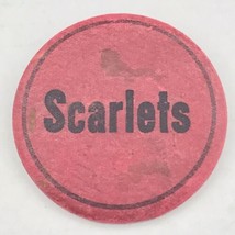 Mankato Scarlets Vintage Pin Button Football Minnesota MHS 60s - £19.87 GBP