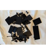 Lego Lot Of 50+ Vintage Classic Black Figures Plain Flat Long Print-
sho... - $763.86 MXN