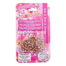 Bedazzler Stud Refill - 200 Pieces -Gold &amp; Silver - £6.38 GBP