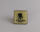 Vintage Wounded Warrior Project Cream &amp; Black Enamel Lapel Hat Pin - $7.28