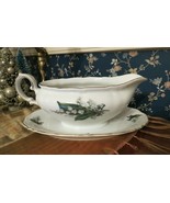 Winterling Bavaria Germany Lily of the Valley Gravy Boat Underplate Plat... - $226.34 MXN