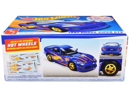 Skill 1 Snap Model Kit 1997 Dodge Viper GTS &quot;Hot Wheels&quot; 1/25 Scale Model by AM - $53.78