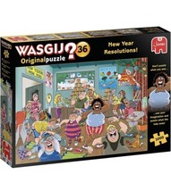 Wasgij, Original 36 - New Year Resolutions!, Jigsaw Puzzles for Adults 1000pc - £30.89 GBP