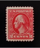 1920 2c George Washington, Carmine Scott 528b Mint F/VF LH - $4.99