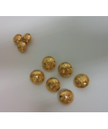 9 Golden monogram  shank blazer  gold jacket buttons 6@1&quot; 3@3/4&quot; - €3,38 EUR