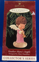 Hallmark Keepsake Mary&#39;s Angels Heather 1999 Collector&#39;s Series Holiday Ornament - £9.37 GBP