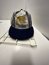 VTG Penn State Nittany Lions Stripes Snapback Hat Made In USA - ROUGH Condition - £31.72 GBP