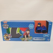 Nickelodeon Paw Patrol Megamat w/ Vehicle Play Set Marshall Felt Rug Mat Blue  - £7.90 GBP
