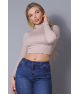 Women&#39;s Long Sleeve Purl Edge Layer Top - €9,84 EUR