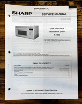 Sharp R-1852 Microwave  Service Manual *Original* - $14.47