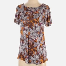 Cable &amp; Gauge Short Flutter Sleeve Open Back Tee Size S Small NWT - £14.19 GBP