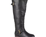 Journee Collection Women Knee High Riding Boots Spokane Sz US 11 Wide Ca... - $34.65