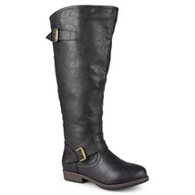 Journee Collection Women Knee High Riding Boots Spokane Sz US 11 Wide Ca... - £27.22 GBP