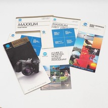 Vintage Lotto Di Minolta Maxxum 5000 Fotocamera Manuali &amp; Brochures - £32.97 GBP