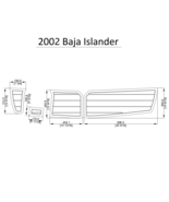 2002 Baja Islander Swim Platform Pad Boat EVA Teak Decking 1/4&quot; 6mm - $382.65 CAD