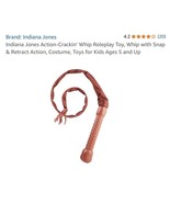 Disney Indiana Jones Action-Crackin’ Whip ~ Cosplay Roleplay Toy Lucas F... - $24.63