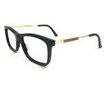 Gucci Eyeglasses Frames GG0302O 001 Black Gold Red Green Striped 54-16-150 - £125.78 GBP