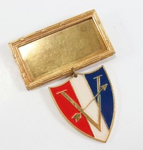 Vintage Enamel Region 5 Arrow V Boy Scout BSA Name Plate Tag Pin Instructor - £29.05 GBP