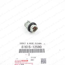 New Genuine Toyota 13-18 Rav4 xA Prius Prime Back Up Lamp Socket 81615-1... - $21.52