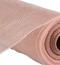 10 inch x 30 feet Deco Poly Mesh Ribbon New Rose Gold - £19.78 GBP